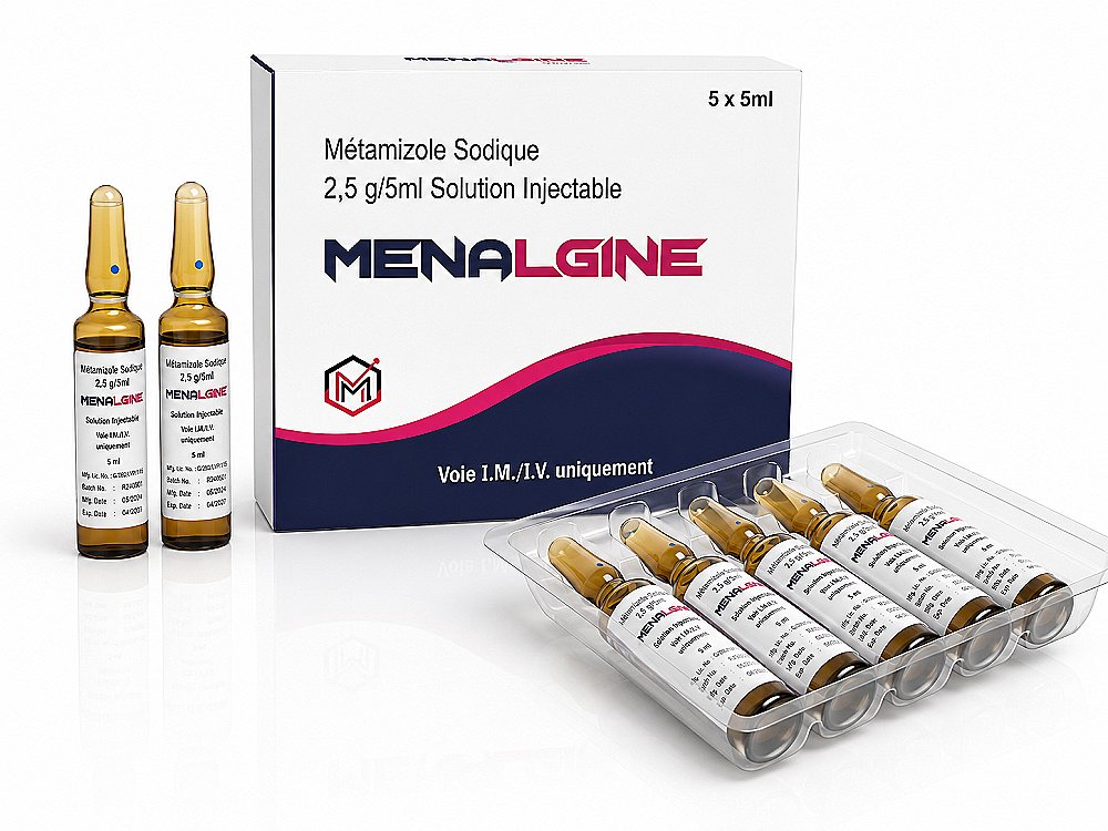 Menalgine - Metamizole Sodium Injection